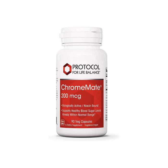 ChromeMate 200 mcg 90 capsules by Protocol For Life Balance
