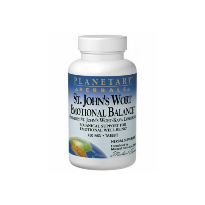 St. John's Wort Emotional Balance 750mg 60 Tablets by Planetary Herbals