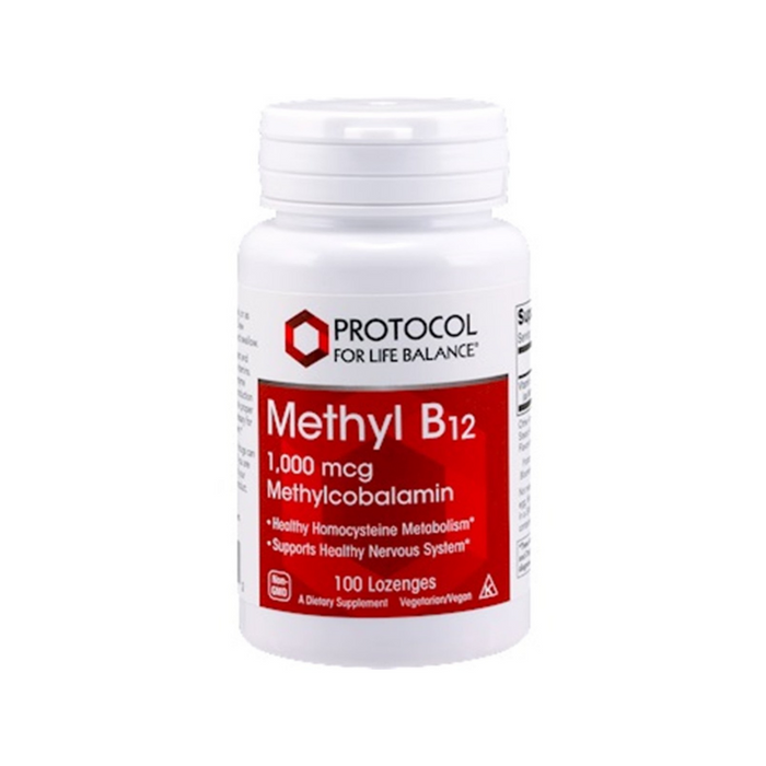 Methyl B12 1000 mcg 100 lozenges by Protocol For Life Balance