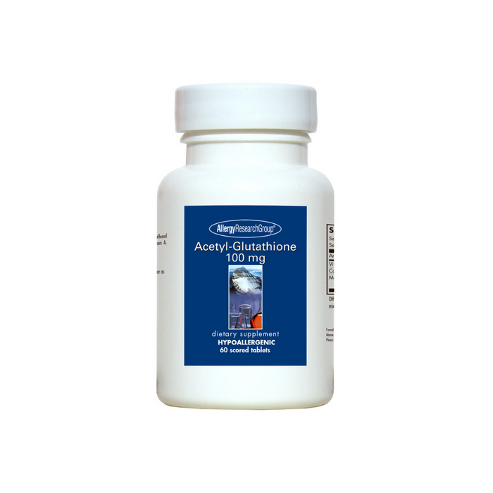 Acetyl L-Glutathione 100 mg 60 tablets by Allergy Research Group