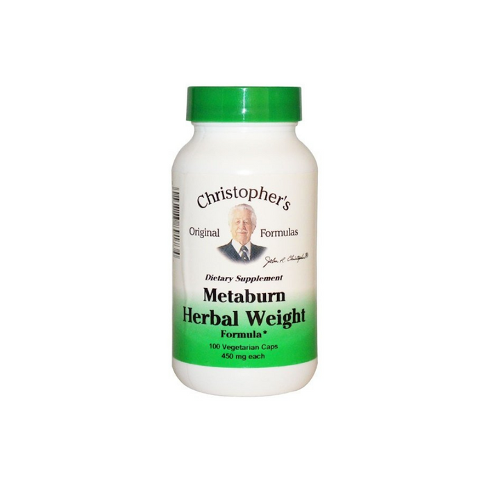 Heal Metaburn Herbal Weight 100 Capsules by Christopher's Original Formulas