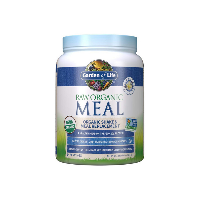 RAW Organic Meal - Real Raw Vanilla 484 Grams by Garden of Life