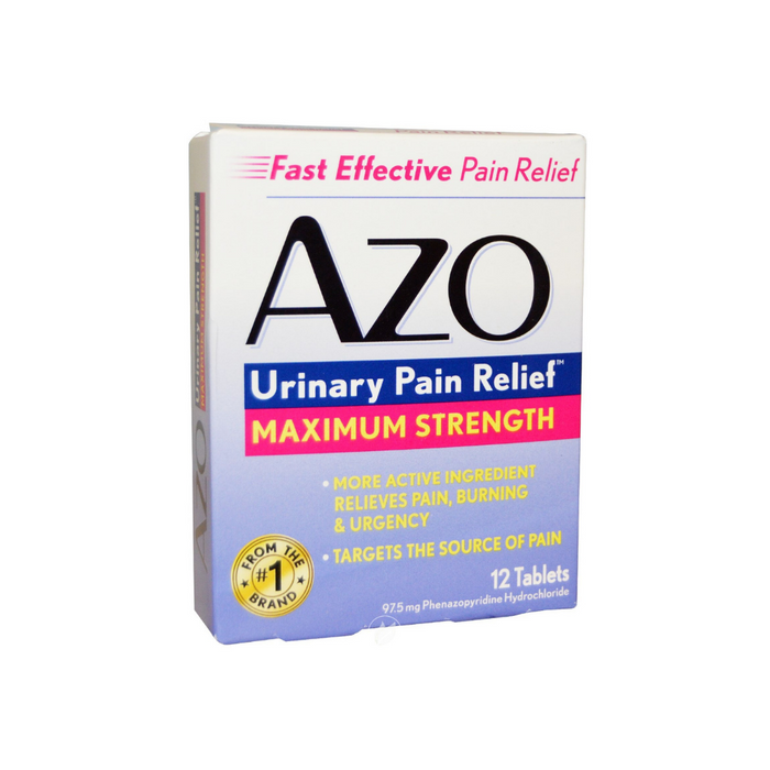 Azo Upr Max Strength 12 Tablets by I-Health
