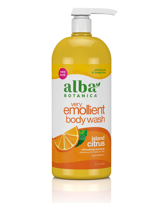Very Emollient™ Body Wash Island Citrus 32oz by Alba Botanica
