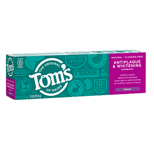 Toothpaste Antiplaque & Whitening Fennel 5.5 oz by Tom's Of Maine