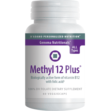 Methyl 12 Plus 60 vegetarian capsules by D'Adamo Personalized Nutrition