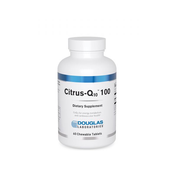 Citrus-Q10 100 mg Citrus Flavor 60 tablets by Douglas Laboratories