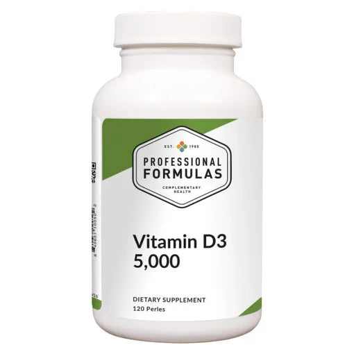 Vitamin D3 5,000 IU 120 Perles by Professional Complementary Health Formulas