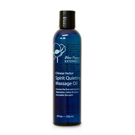 Spirit Quieting Massage Oil 8 oz by Blue Poppy Originals