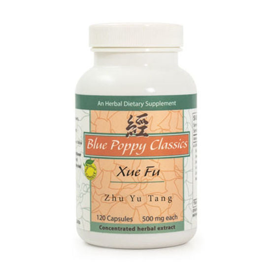 Xue Fu Zhu Yu Tang 120 Capsules by Blue Poppy Classics