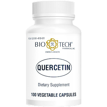 Quercetin 100 vegetable capsules by BioTech Pharmacal