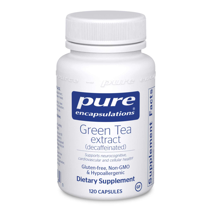 Green Tea Extract Decaffeinated 120 vegetarian capsules by Pure Encapsulations