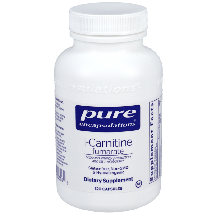 L-Carnitine Fumarate 340 mg 120 vegetarian capsules by Pure Encapsulations