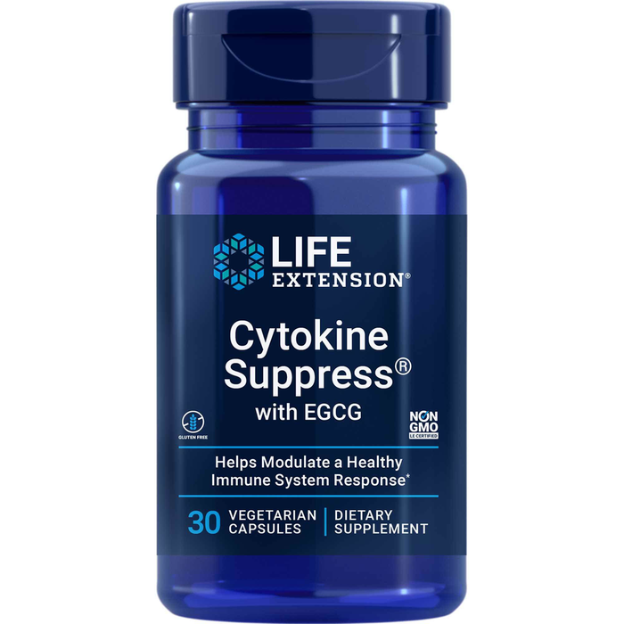 Cytokine Suppress w- EGCG 30 vegetarian capsules by Life Extension