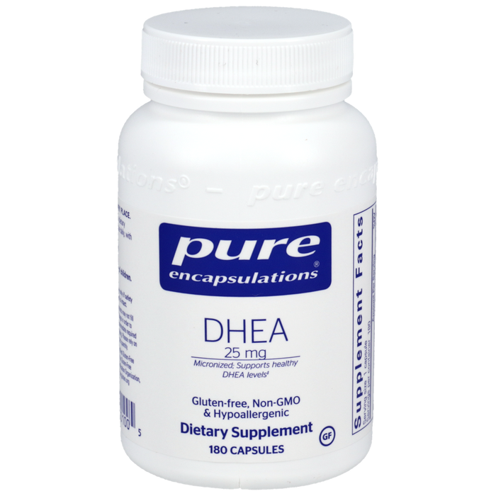 DHEA micronized 25 mg 180 vegetarian capsules by Pure Encapsulations