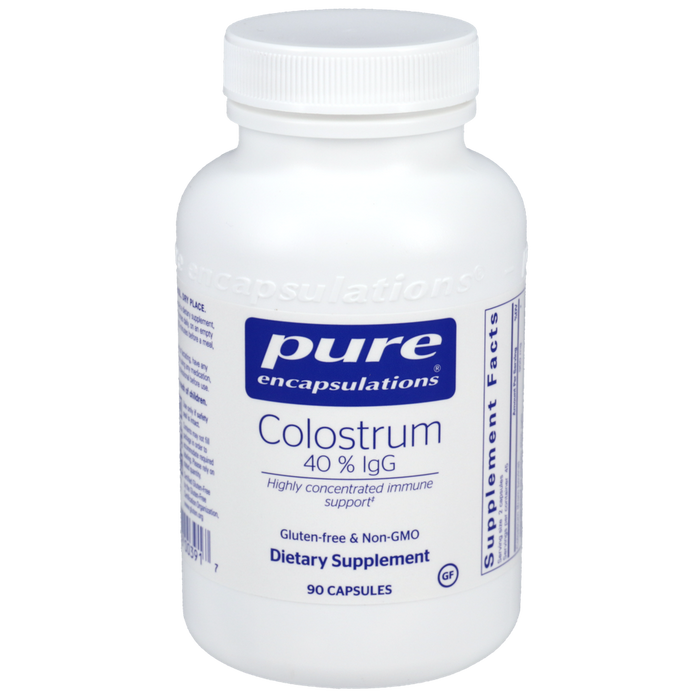 Colostrum 40% IgG 450 mg 90 vegetarian capsules by Pure Encapsulations