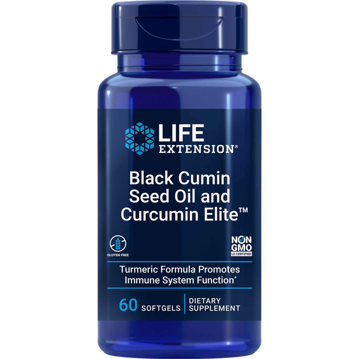 Black Cumin Seed w-Bio-Curcumin 60 gels by Life Extension