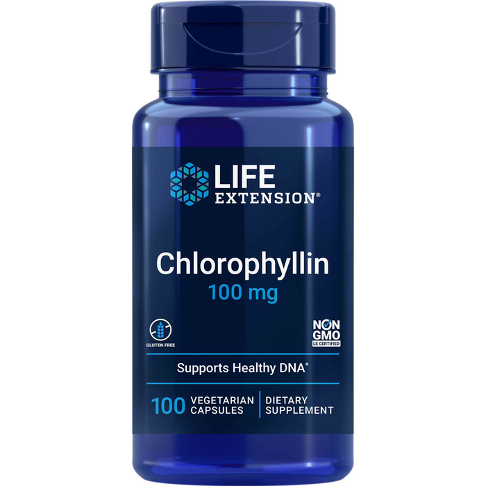 Chlorophyllin 100mg 100 vegetarian capsules by Life Extension