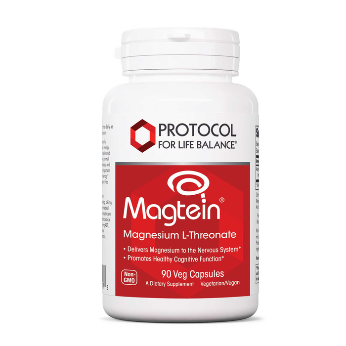 Magtein (formerly ProtoSorb Magnesium) 90 vegetarian capsules by Protocol For Life Balance