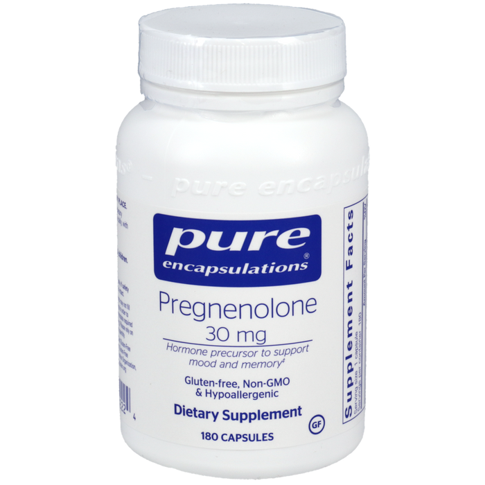 Pregnenolone 30 mg 180 vegetarian capsules by Pure Encapsulations