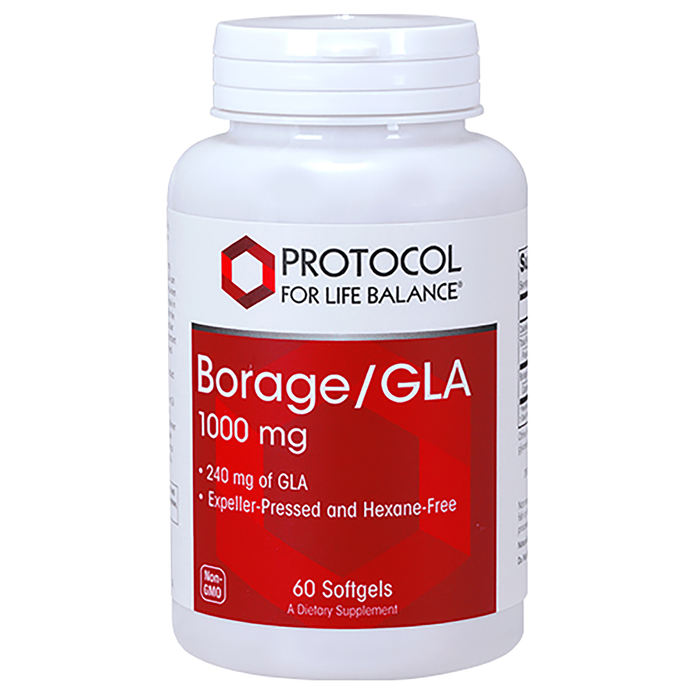 Borage - GLA 60 softgels by Protocol For Life Balance