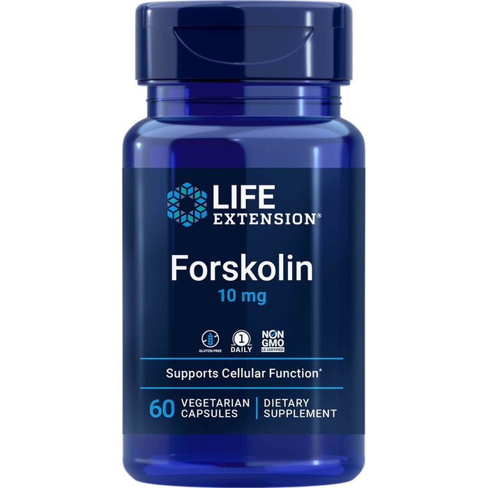 Forskolin 10mg 60 vegetarian capsules by Life Extension