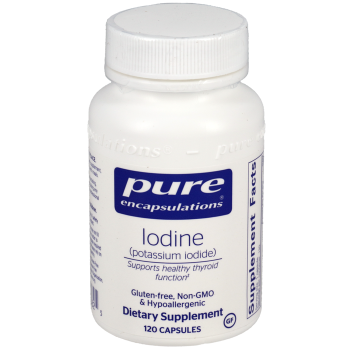Iodine Potassium Iodide 120 vegetarian capsules by Pure Encapsulations