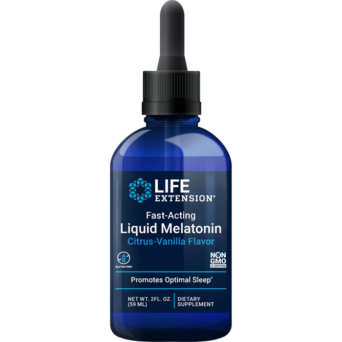 Liquid Melatonin Citrus-Vanilla 3mg 2 oz by Life Extension