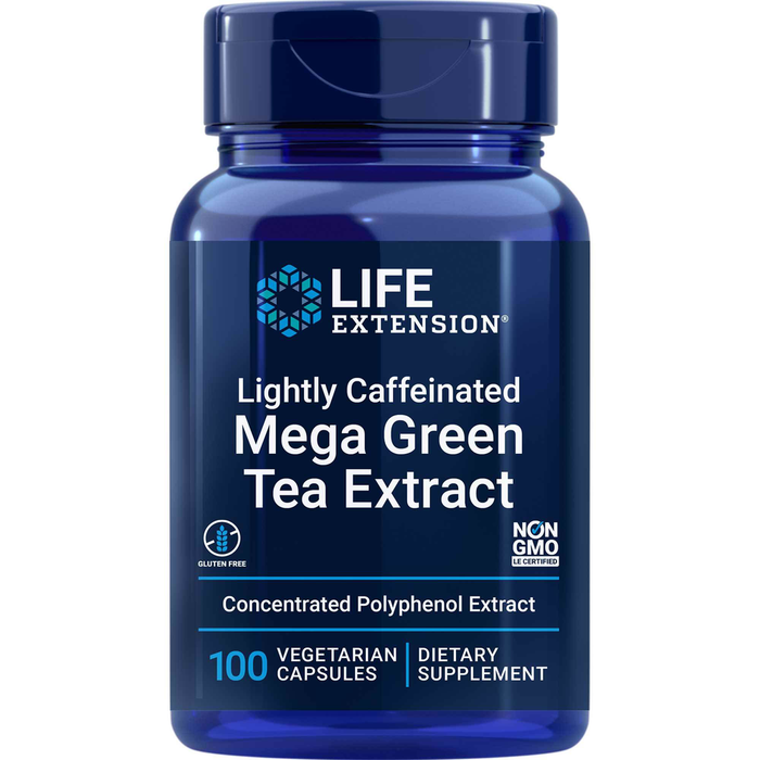 Mega Green Tea Extract 100 vegetarian capsules by Life Extension