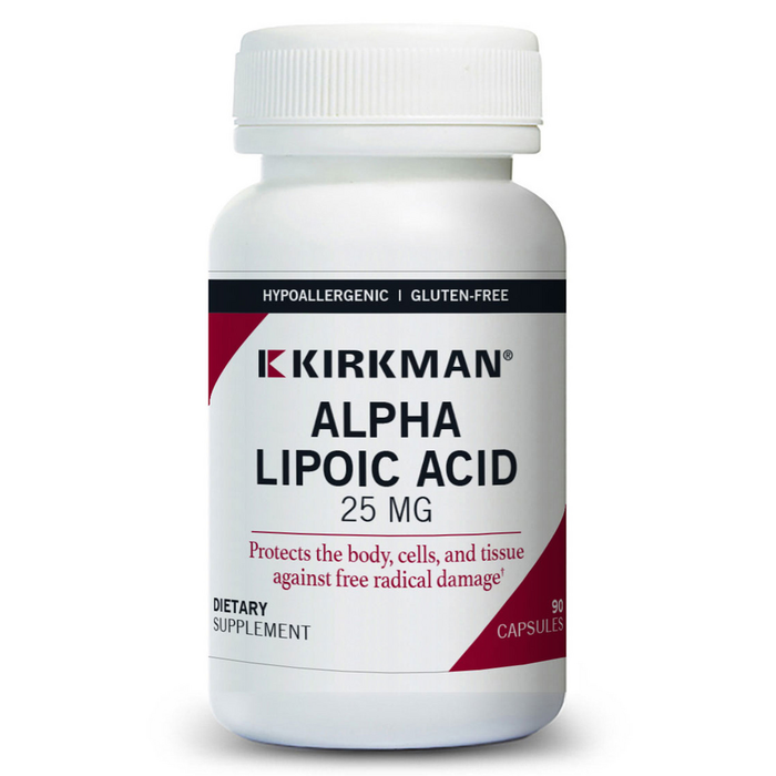 Alpha Lipoic Acid 25 mg Hypoallergenic 90 capsules by Kirkman