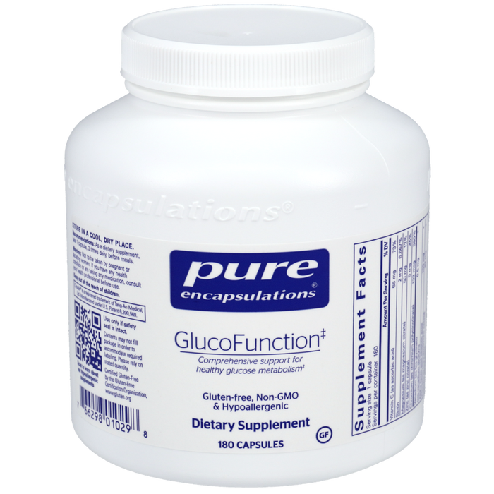 GlucoFunction 180 vegetarian capsules by Pure Encapsulations