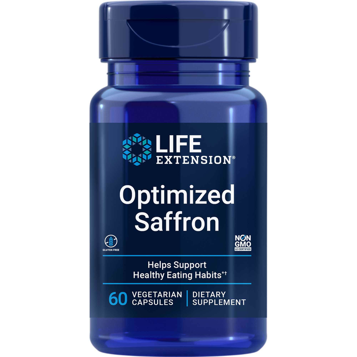 Optimized Saffron 60 vegetarian capsules by Life Extension