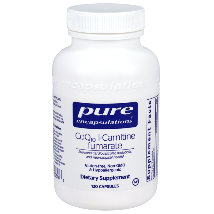 CoQ10 L-Carnitine Fumarate 120 vegetarian capsules by Pure Encapsulations