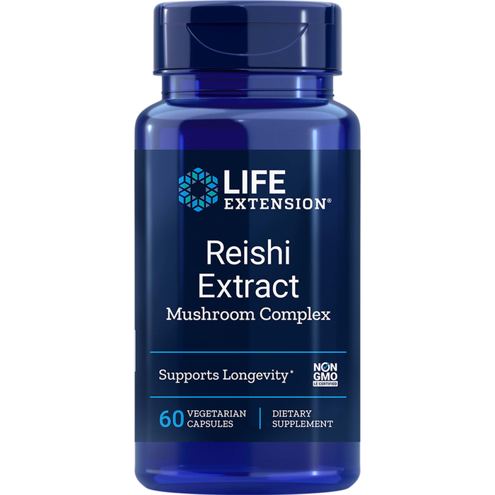 Reishi Extract Mushroom Complex 60 vegetarian capsules by Life Extension