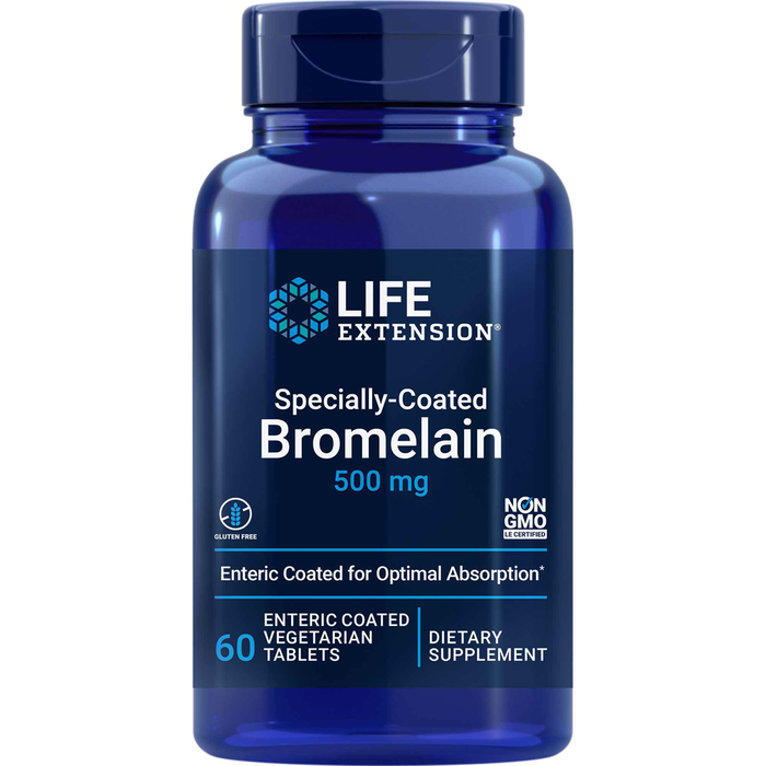 Specially Coated Bromelain 60 tablets by Life Extension