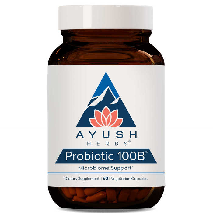 Probiotic 100B 60 vegetarian capsules by Ayush Herbs