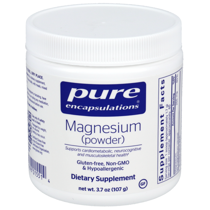 Magnesium (Powder) 107 grams by Pure Encapsulations