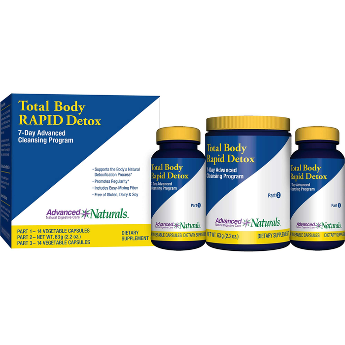 Total Body Rapid Detox (3-Part Kit) by Advanced Naturals