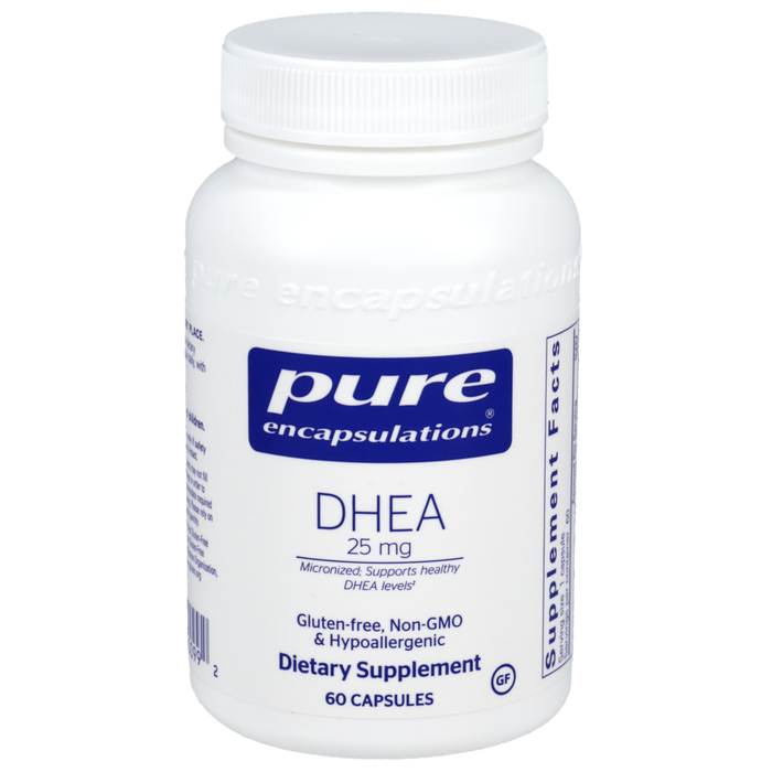DHEA micronized 25 mg 60 vegetarian capsules by Pure Encapsulations