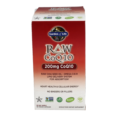 RAW CoQ10 60 Capsules by Garden of Life
