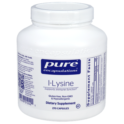 L-Lysine 270 vegetarian capsules by Pure Encapsulations