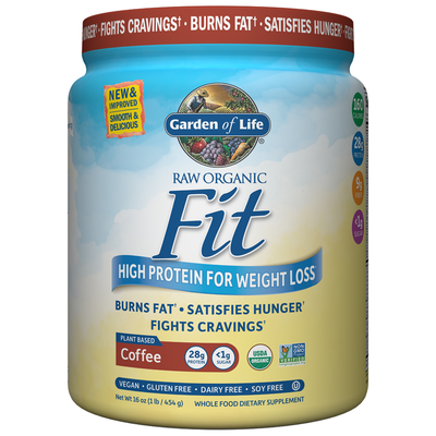 RAW Fit Coffee Protein 454 Grams by Garden of Life
