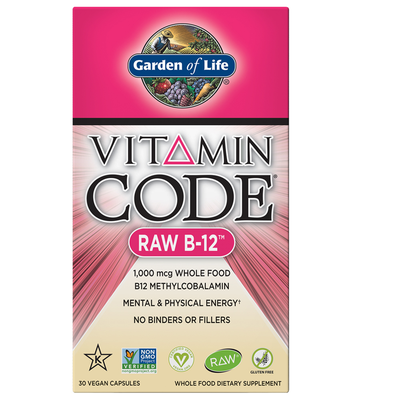 Vitamin Code RAW B-12 30 Capsules by Garden of Life