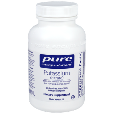 Potassium citrate 180 vegetarian capsules by Pure Encapsulations