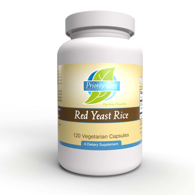 Red Yeast Rice 120 vegetarian capsules by Priority One