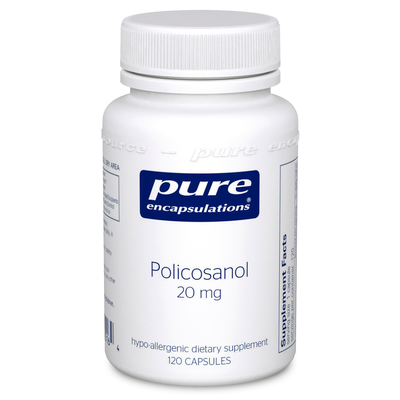 Policosanol 20 mg 120 vegetarian capsules by Pure Encapsulations