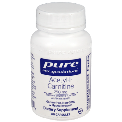 Acetyl-L-Carnitine 250 mg 60 vegetarian capsules by Pure Encapsulations