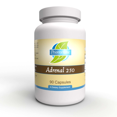 Adrenal 250 mg 90 capsules by Priority One