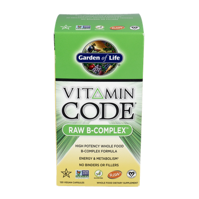 Vitamin Code RAW B-Complex 120 Capsules by Garden of Life