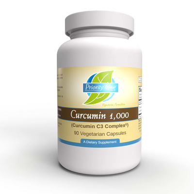 Curcumin 1000 mg 90 vegetarian capsules by Priority One